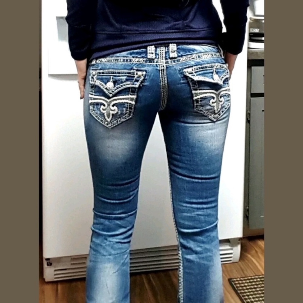 Rock Revival Skinny Stretch Boot Cut Jeans